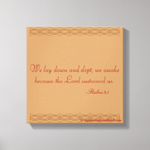 Bible Scripture Inspirational Canvas Print