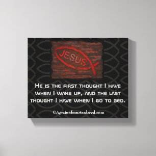 Bible Scripture Inspirational Canvas Print
