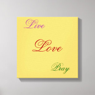 Bible Scripture Inspirational Canvas Print