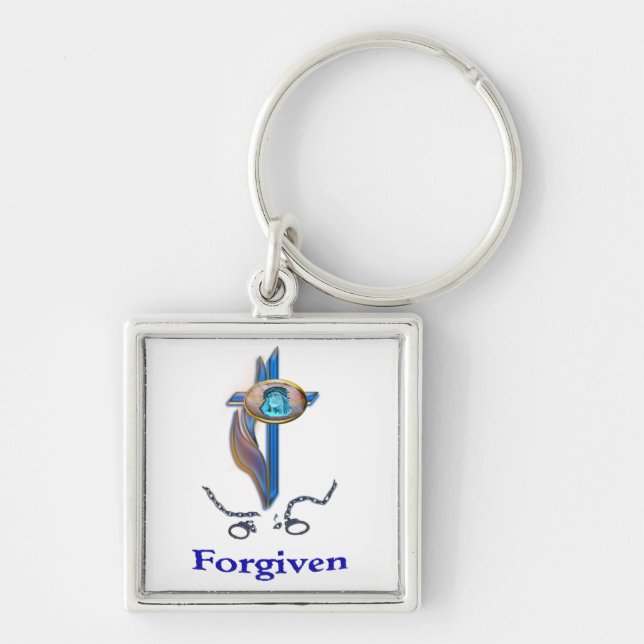 Bible Scripture John 3:16 Keychain (Front)