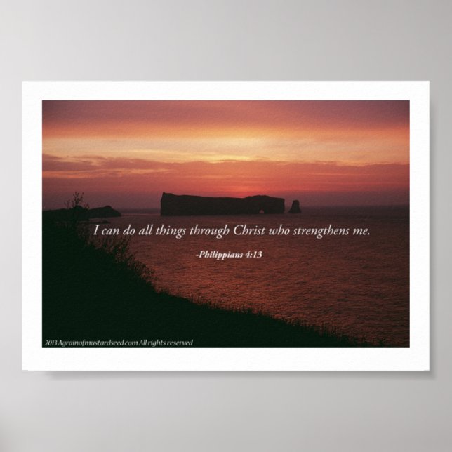 Bible Scripture Prayers Poster (Front)