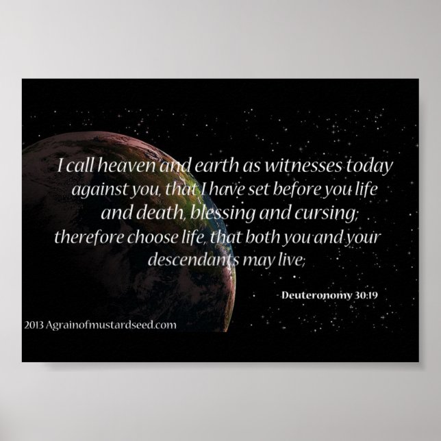 Bible Scripture prayers Poster (Front)