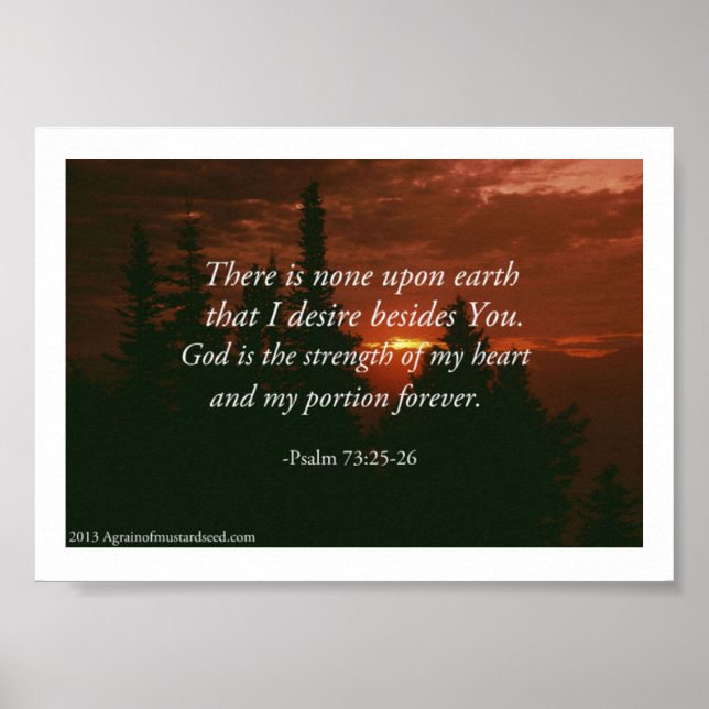 Bible Scripture Prayers Poster (Front)