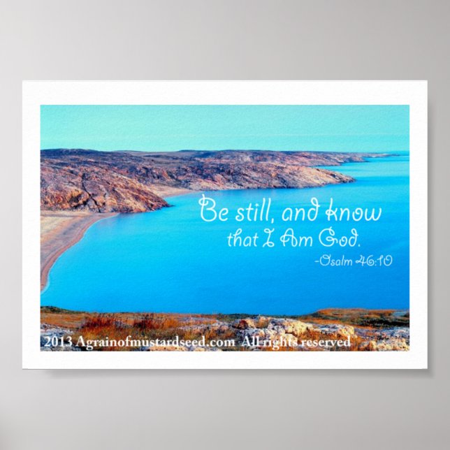 Bible Scripture Prayers Poster (Front)