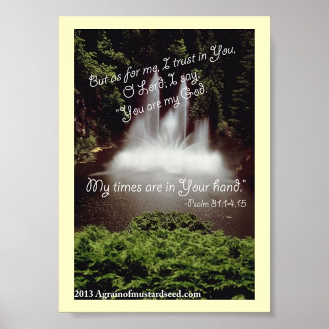 Bible Scripture Prayers Poster (Front)