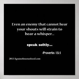 Bible Scripture prayers Poster