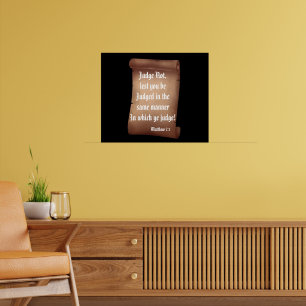 BIBLE SCRIPTURE SCROLL poster