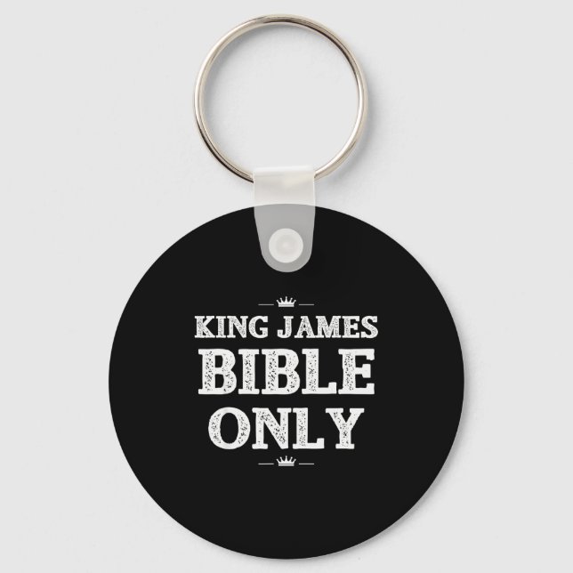 Bible Scripture Verses King James Bible Christian  Keychain (Front)