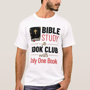 Bible Study Christian Religion Church One Book T-Shirt