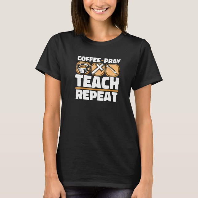 Bible Study  Christianity Theology Christian Teach T-Shirt (Front)