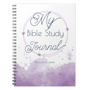 Bible Study Journal, devotion  Notebook