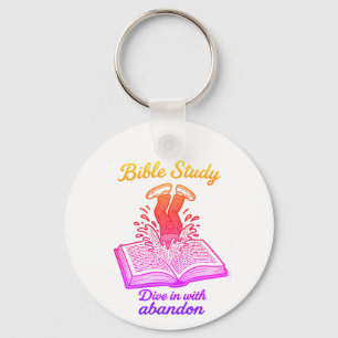 Bible study  keychain