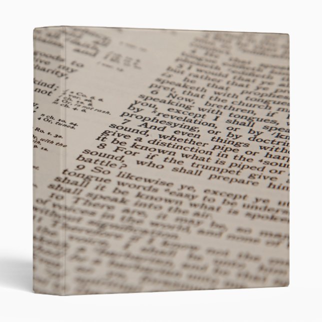 Bible Text Binder (Front/Spine)