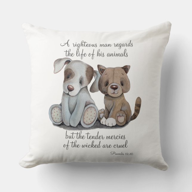 Bible Throw Pillow (Front)