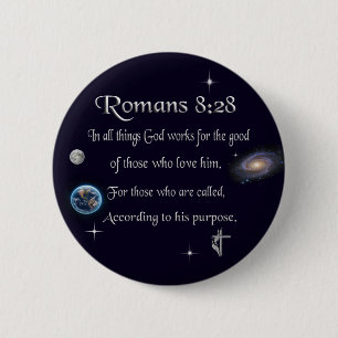 Bible verse 2 inch round button