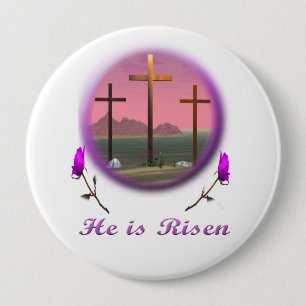 Bible verse 4 inch round button
