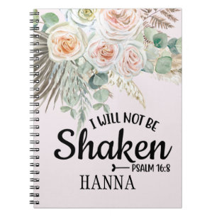 Bible Verse Aquarelle Pampas Carnet en herbe
