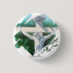 Bible Verse At the Cross Personalize 1 Inch Round Button