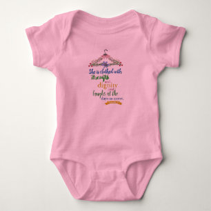 Bible verse baby bodysuit