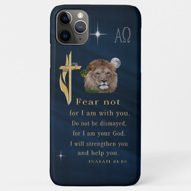 Bible Verse Case-Mate iPhone Case (Back)