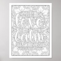 Bible Verse/Christian Adult Colouring