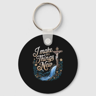 Bible Verse Christian Faith Christianity Church Je Keychain