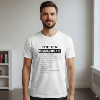 Bible Verse Christian Religious Ten Commandments