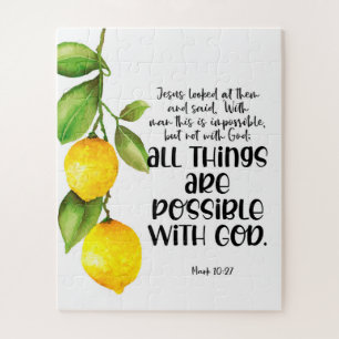 Bible verse  citrus lemon Puzzle