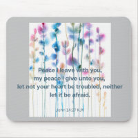 Bible verse comfort bright water-colored flowers