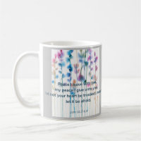 Bible verse comfort with watercolor flowers
