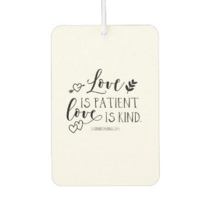 Bible verse Corinthians scripture Heart Air Freshener