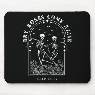 Bible Verse Dry Bones Come Alive Christian Jesus  Mouse Pad