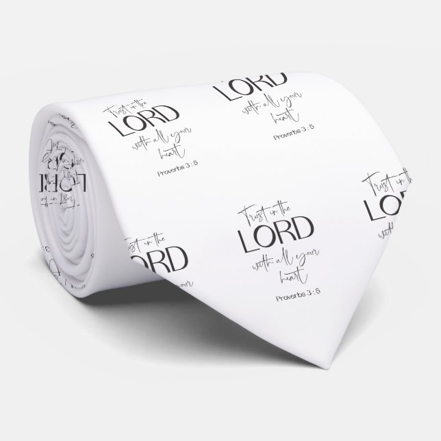 Bible Verse événements religieux Cravate (Roulé)