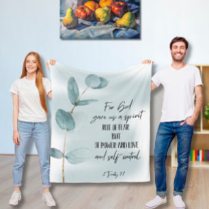 Bible verse  fleece blanket