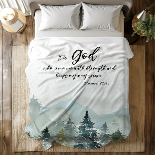 Bible verse  fleece blanket