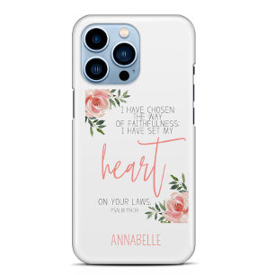 Bible Verse Floral