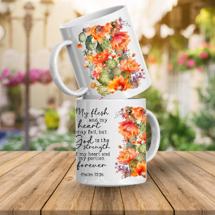 Bible Verse Floral Coffee Mug