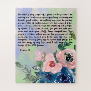 Bible verse floral  jigsaw puzzle
