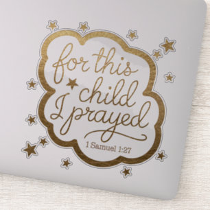 Bible verse from 1 Samuel 1:27