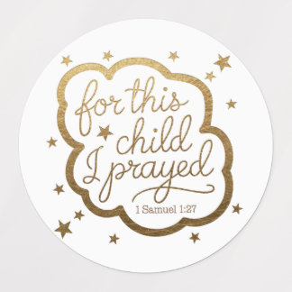 Bible verse from 1 Samuel 1:27