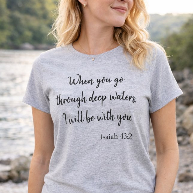 Bible Verse God will be with you T-Shirt (Creator Uploaded)
