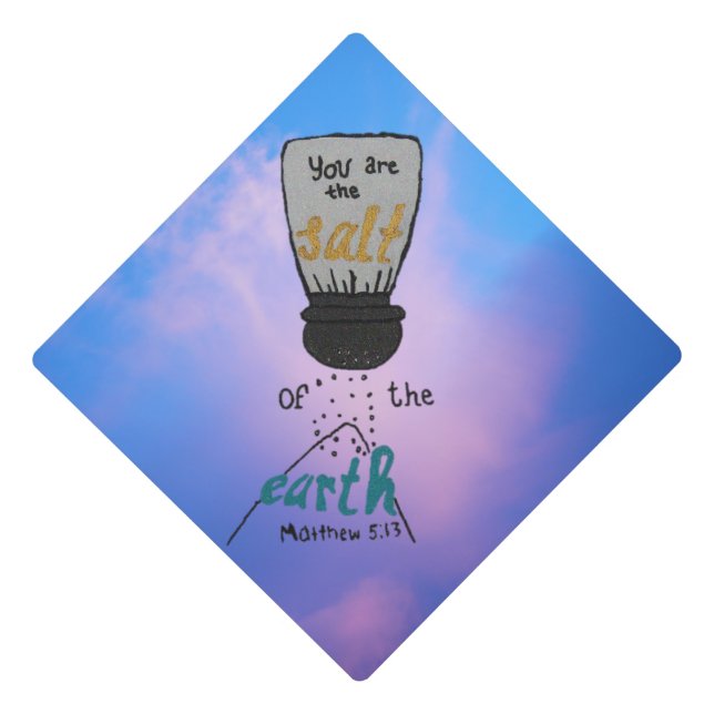 Bible Verse Graduation Cap Topper (Front)