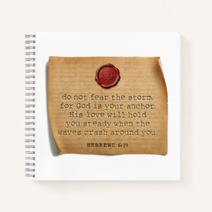 BIBLE VERSE - Hebrews 6:19 - Journal