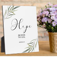 Bible verse Hebrews leaves scripture Plaque