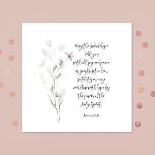Bible verse Hebrews Square Napkin