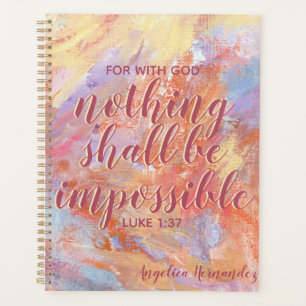 Bible Verse Inspirational Faith Planner