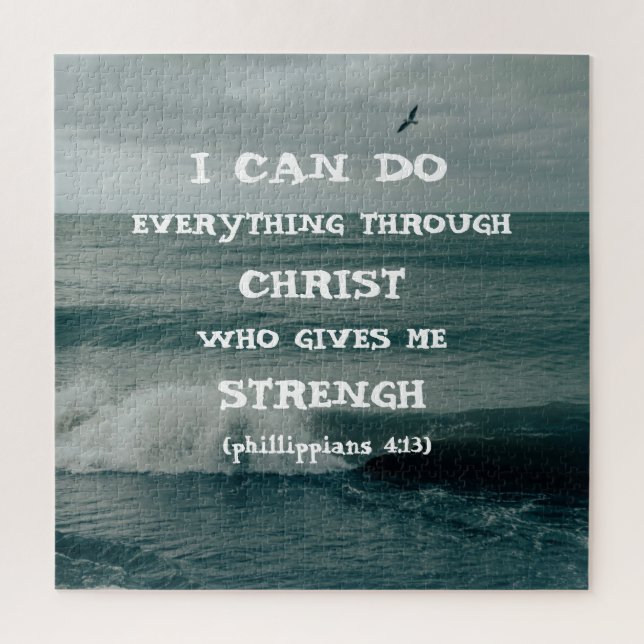 Bible Verse Inspirational Quote Scripture Jigsaw P Puzzle (Vertical)