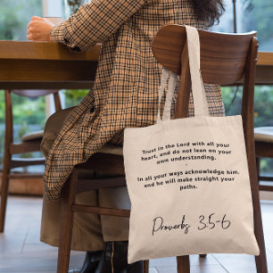 Bible verse Inspirational Tote Bag