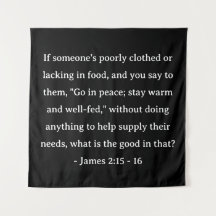 Bible Verse James 2:15 - 16
