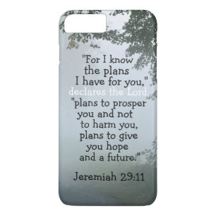 Bible Verse Jeremiah 29:11 I Know the Plans I Have Case-Mate iPhone Case